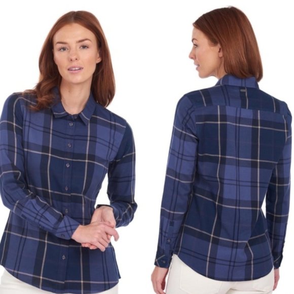 Barbour Tartan Plaid Bredon Long Sleeve Shirt 14 - Picture 11 of 11